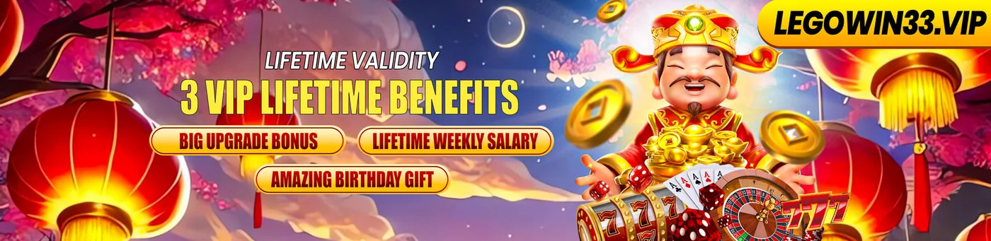 LEGOWIN33 VIP Lifetime Benefits